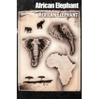 Airbrush Tattoo Pro African Elephant (African Elephant)